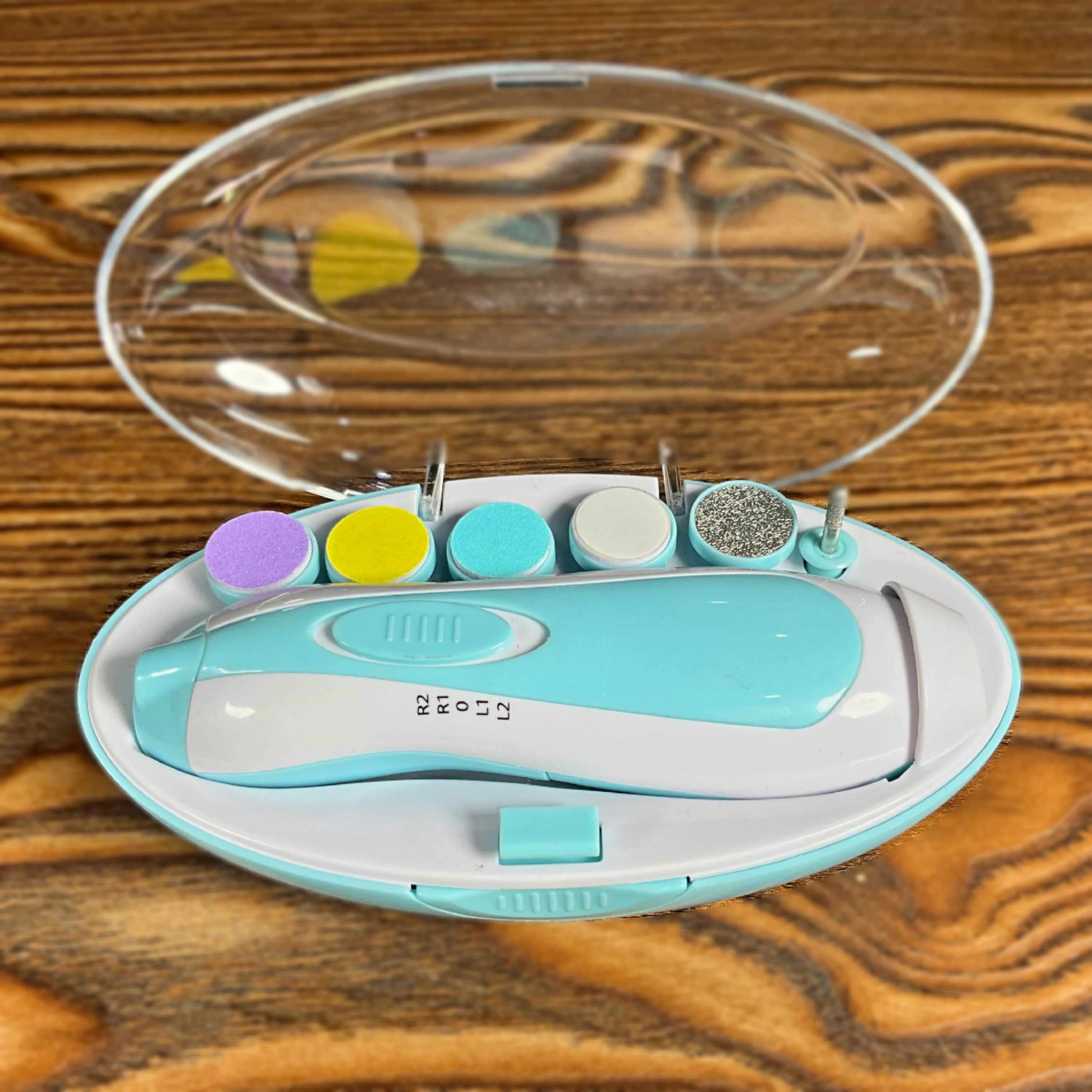 Baby Electric Nail Trimmer with LED Light – Safe Nail Cutter for Infants