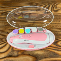 Baby Electric Nail Trimmer with LED Light – Safe Nail Cutter for Infants