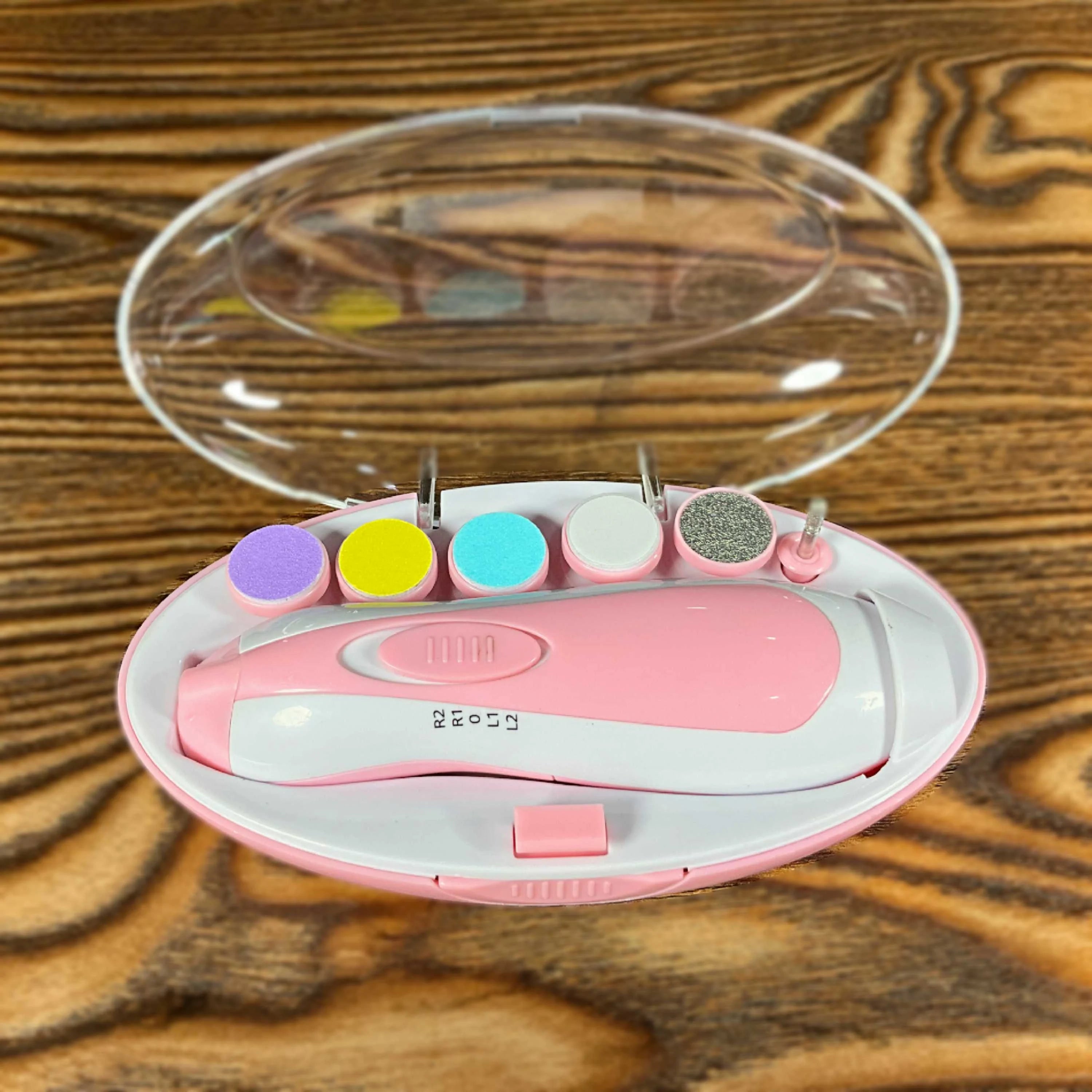 Baby Electric Nail Trimmer with LED Light – Safe Nail Cutter for Infants