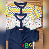 Pack of 3 Rompers - Imported - Blue Yellow